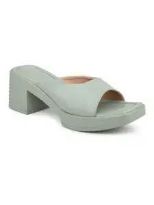 Inc.5 Women Green Solid Platforms