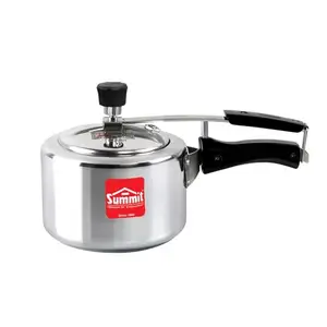 Summit Inner Lid 3 Litre Plain Non induction Base Wide Supreme Pressure Cooker price in India.