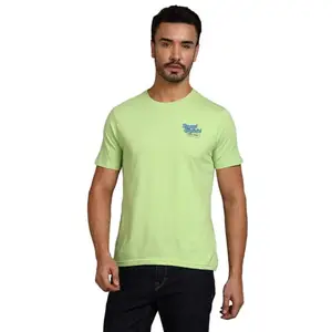 Royal Enfield Freeway Motel T-Shirt (Size: 3XL)-TSA240025-LIGHT Green