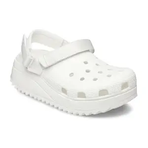 CAPE MODA Hiker Clogs Classic Ultra Soft Clog with Adjustable Back Strap for Adult |Comfortable & Lightweight (UK Footwear Size System, Adult, Men, Numeric, Medium, 9) White