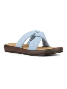 Inc.5 Womens Blue Casual Solid Round Toe Sandals