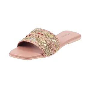 Metro Womens Synthetic Pink Slippers (Size (4 UK (37 EU))