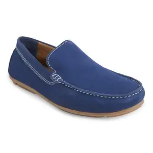 Ergon Moccasin EM-02 Men's Casual Shoes (Blue, 7)