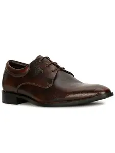 Bata Garry Derby Men Lace-Up Formal Shoes in Brown