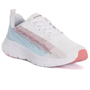 AVANT Women's Turbulent White/Blue Running Shoe - 6 UK (AVWSH017CL01UK6)