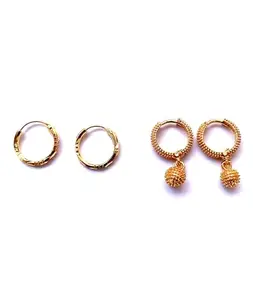 Fancy gold plated hoop earring for girls/regular earring gold plated/earring/stylish jewellery earring_EC80