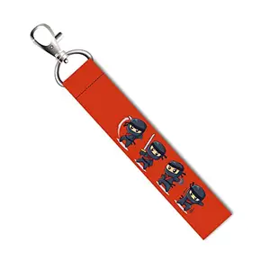 ISEE 360® Cartoon Warriors Lanyard Tag with Swivel Lobster for Gift Luggage Bags Backpack Laptop Bags L X H 5 X 0.8 INCH