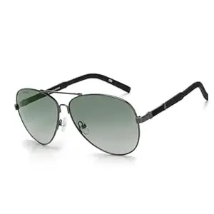 John Jacobs | Full Rim Rectangular Stylish & Premium Polarized Sunglasses | Polarized and 100% UV Protected | Men & Women | Extra Wide | JJ S15861