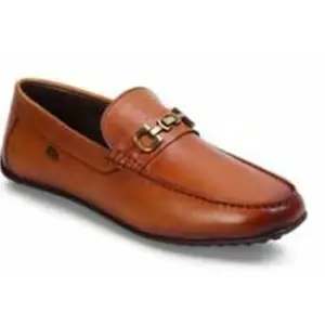 Lee Cooper Men's LC7056E Leather Formal Shoes_Tan_45EU