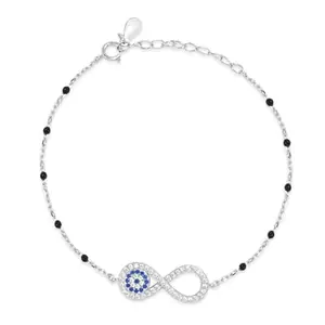 ZAVYA 925 Sterling Silver Rhodium Plated Bracelet | Gifts For Women And Girls| With Certificate of Authenticity and 925 Hallmark