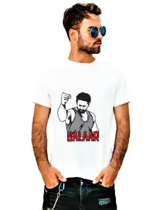 Salaar Tshirt | Prabhas | Movie | Unisex Cotton Tshirt Back Text (40) White