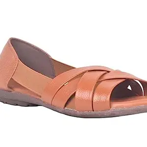 P.B.H. Women Casual Flat Sandal | Fashionable Daily Use Sandal For Women | Women's Brown Sandal