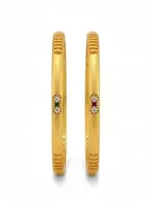 thakar gems Stylish Designer Bangles for Women Latest Fashion Traditional Ethnic Wear Bracelet Set for Girls