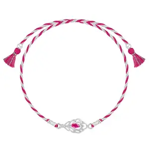 GIVA 925 Silver Feather Rakhi | Raksha Bandhan Rakhi for Brother| With Certificate of Authenticity and 925 Stamp