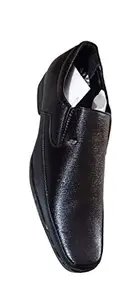 Men's_Genuine Synthetic Formal Black Shoes for Men Size-7