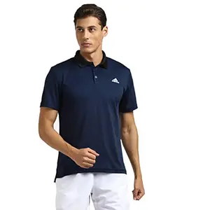 adidas Men's Regular Polo Shirt (60268_Navy S)