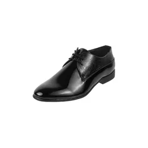Metro Men Black Patent Leather Formal Shoes UK/7 EU/41 (19-475)