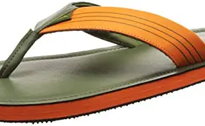 Puma mens Wink Duo IDP Slipper Olivine-Orange Popsicle 6 UK