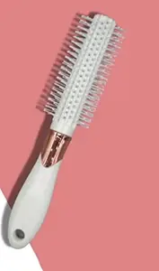Feelhigh Professional paddle & Blow hair Dryer hair Brush (h-a-flate white brush -8336)