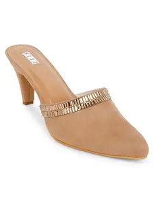 ELLE Women Shoes,Beige,UK-8