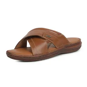 Lee Cooper Leather Regular Slipon Mens Sandals (BEIGE, SIZE_41)