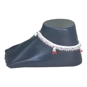 Magickal Moon Allure Chunky Bell Anklet With Multi-color Midi Toe Ring | Chutki| For Women and Girls (Pack of 2)_Ankl20