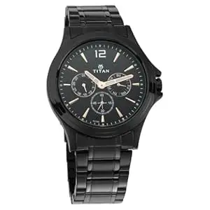 Titan All Black Analog Black Dial Men's Watch NM1698NM01/NN1698NM01/NP1698NM01