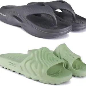 BERSACHE Soft Classic Casual with Regular wear Sandal for Men Multicolor-6066-6049