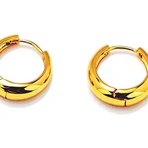 MEENAZ Salman Khan Piercing Men Jewellery Golden Studs Combo Stylish Hoop Clip on Earings Gold Ear rings Earrings For Men Boys Gents Girls Boyfriend Girlfriend - BALI-M9151 (2 PCS)