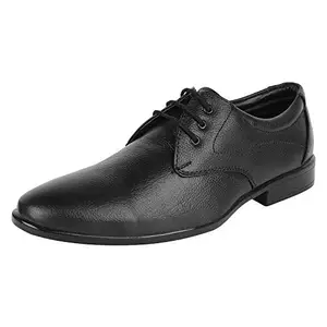 Guava Men Black Leather Formal Shoes-7 UK/India (41 EU) (GV15JA362-7)