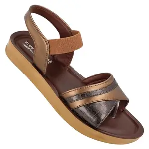 WALKAROO Blue Tyga Women's Sandals (20016828-BRN) 06 UK