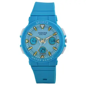 Maxima Analog-Digital Multi-Colour Dial Women's Watch - 58020PPAN