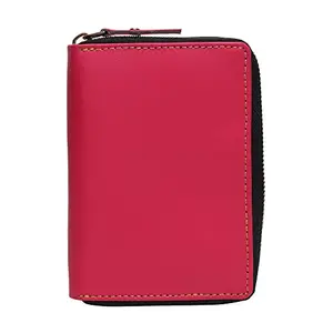 TnW Leather Wallet for Women Ladies Leather Wallet (Pink)