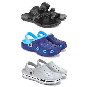 DRACKFOOT Men's Sandals | Lightweight Wear| Stylish & Easy to Wear For Men'S GRT-SAN-(COMBO-3)-3152-3019-3067-9
