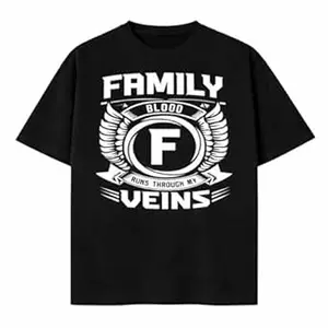 Crafted Signature Pure Cotton Graphic Print Round Neck Half Sleeves Regular Fit Unisex T-Shirt Featuring Viking Warrior Design “Never Underestimate The Power Your Name” _(04-TS-Family)