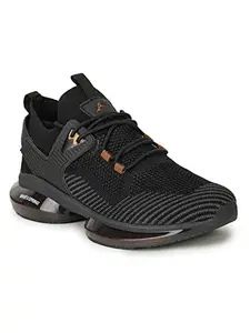 ABROS Men's Boss ASSG1123 Sports Shoes -Black/Copper -7UK