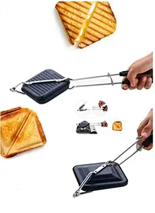 The Culture Regular Aluminum Gas Stove Sandwich Toaster Griller Maker -1 Piece