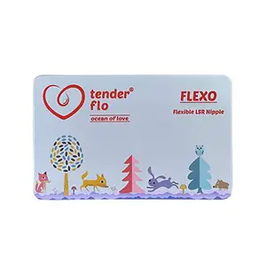 TENDERFLO Flexo Peristaltic Silicone Nipple Tin Pack (15 Pcs)