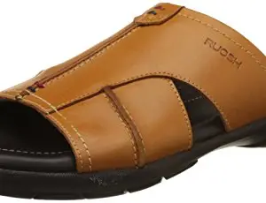 Ruosh Men's Tan Leather Sandals-7.5 UK/India (41 EU) (AW17 APPU 05C)