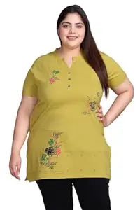 In Love Women's Henley Longline Tshirts for Summer (PSLHNLP-3100)