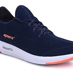 Sparx Mens SM 482 | Enhanced Durability & Soft Cushion | Blue Running Shoe - 8 UK (SM 482)