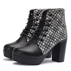 FASHIMO Stylish Casual Boots for Women's and Girls PN25-Black-36