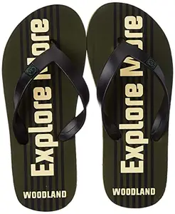 Woodland Men's Olive Flip flop -9 UK(43 EU)(FF 3837021)