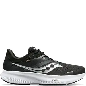 Saucony Men's Ride 16 Running Shoes (Black/White, UK6)