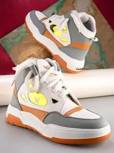 WOAKERS Men's Synthetic Leather Comfortable & Stylish Casual Shoes (Multi, 8) (WIXC002)