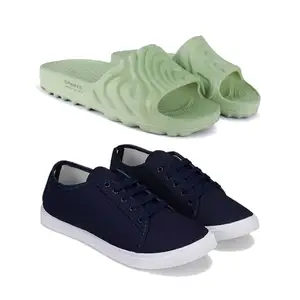 BERSACHE Stylish Wedge Sandal for Men-6049-3205 Multicolor