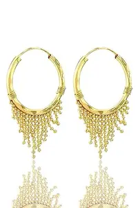 Handicraft Kottage Gold Alloy Earrings For Girls & Women