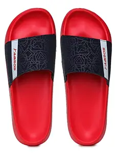 ABROS Men's AWFG7036O Wookee Slider/Flipflop_Navy/Red_7UK