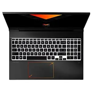 VNJ ACCESSORIES VNJ Silicone Skin Keyboard Protector Cover Compatible for HP Victus 15.6 inch FHD Gaming Laptop (Model-2022) 15-FA and 15-FB Series - Black