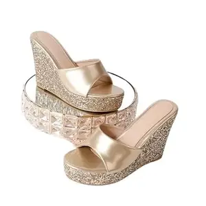 GLO GLAMP Women's Stylish Fashion Platform Wedge Heel Sandals for Girl's and Women